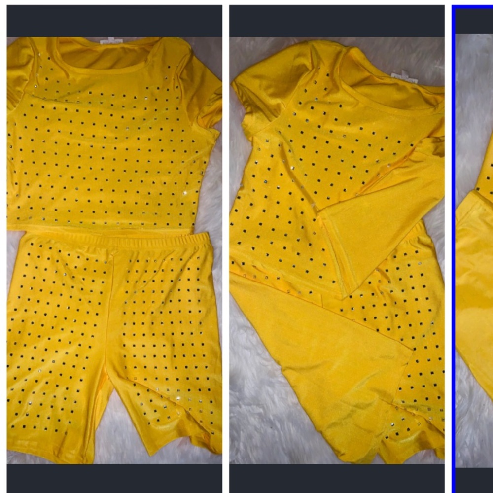 2 piece short set